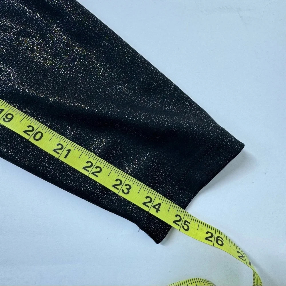 Nike Dri Fit Shimmer Black Leggings Size Medium - Picture 6 of 10